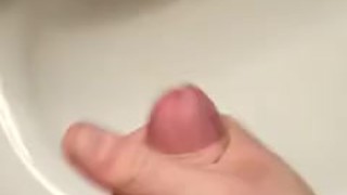 Italian Stallion Jerking Off His Fat Cock In Front of Mirror