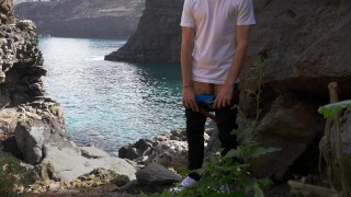 Twink Cum In Paradise /// Jordan Wilder