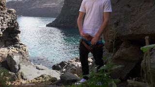 Twink Cum In Paradise /// Jordan Wilder