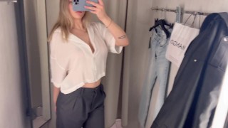 See through tops Try on Haul Transparent Fashion