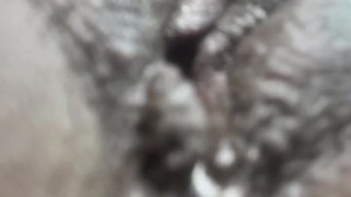vibrator in my pussy makes me squirt over and over !!