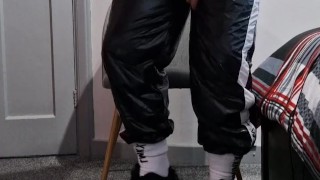 Twinkx nylon tracksuit wank
