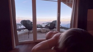 Scopata fantastica con vista sulle Dolomiti