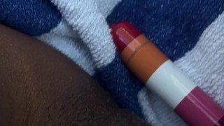 pov watch me masturbate and squirt on myself in a parking lot