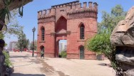Chilena culeada en cerro Santa Lucía - sexo en exterior con chilena Katejenn