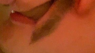 Self Suck Facial and Cum in Mouth