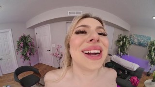 FuckPassVR - VR Porn goddess Aria Banks turns a double booking into a steamy night of passion