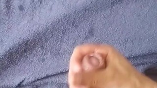 Hard handjob orgasm