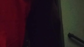 Risky load drop outside in my apartments stairwell