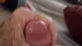 Squirting warm cum