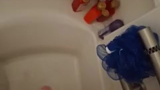 CAUGHT!! Jerking off in shower