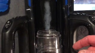 Cumming Twice To My Porn While Using My New Leten Thrusting-Pro Male Masturbator For The First Time