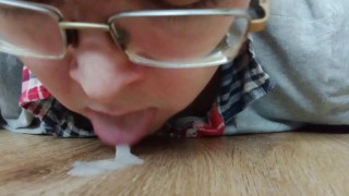 Boy eating his own cum Compilation 3