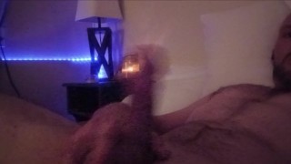 Solo make masturbating