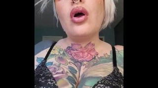 Exploring Breath Play Fantasy While Sitting on Vibrator