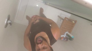 Shower play in wet clothes