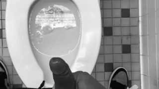 Shooting a load in work bathroom