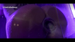 Wet pussy fucking with huge dildo - Amirah Adara