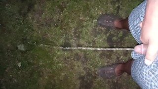 Pissing after drinking all night