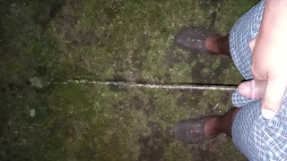 Pissing after drinking all night