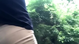 👋🏽 Black Gay Boy walking through the park.👋🏽