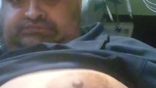 Playing with my boobs