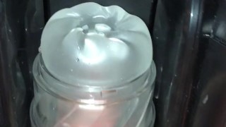 Fast Cum Challenge From Flaccid To Hard To Cumming Using My New Leten Thrusting-Pro Male Masturbator