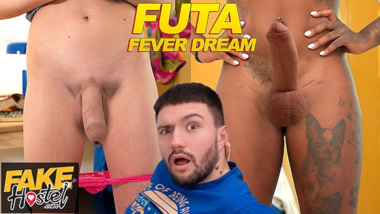 Fake Hostel - weird sweets cause Futanari hallucination ending in horny  threesome with ebony MILF and hot college babe