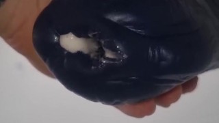 white kiwi nz bear and "anje". see inside anje and watch the cumshot