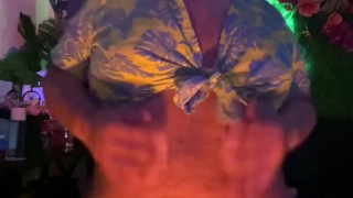 Thick Femboy Stripping & Stretching Boy Hole