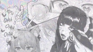 fingering a wet pussy in pantyhose with access