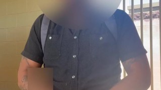 Park bathroom Fleshbate session