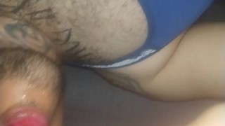 Stephanieplayingwithasshole