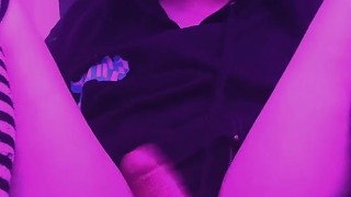 Soft Emo Femboy Strokes his little cock for you