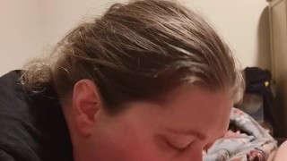 Wife swallows cum