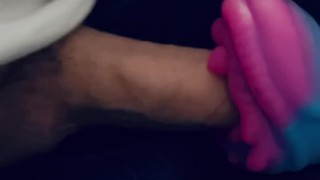 Slow jus the tip alien pussy penetration