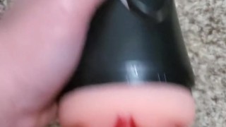 Having fun with new pocket pussy plus creampie [FULL VIDEO]