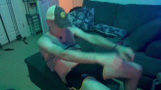 Late night with candle wax