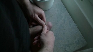 Guy with big Ass Humps Window Sill and Cums on It While Neighbors Watch, Big Cum Shot!