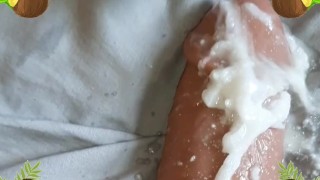 Coconut oil and butter huge fake cumshot(dick injection)