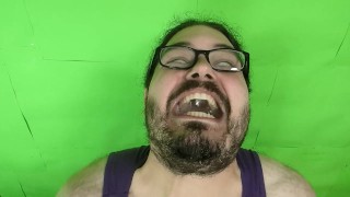 Gargling Water for 7 minutes trying not to make a big mess. (spoiler: it got kinda messy)