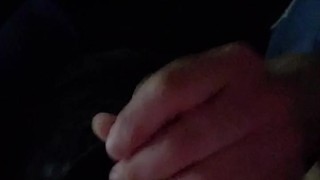 Playing with soft Cock