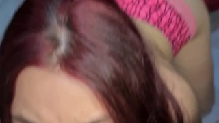 mi empleada me chupa la polla y el culo hasta hacerme correr en su cara