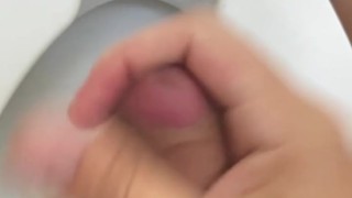 caught jerking off in public toilet