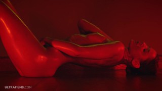 ULTRAFILMS Amazing girl Sybil showing us her excellent body and masturbating