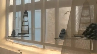 ALMOST CAUGHT JERKING OFF THROUGH THE WINDOW