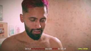 FREE FULL VIDEO Solo Anal Testing HoneyPlayBox CASPION Prostate And Perineum Vibrator And Cock Ring