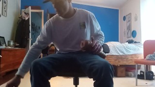 Frat boy home from college.