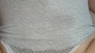 Beautiful Girl with Hairy Pussy and Big Tits getting Fucked Missionary