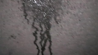 Peeing on a road at 3am